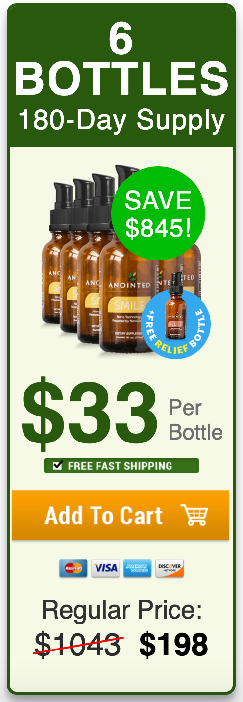 Anointed Nutrition Smile - 6 bottles