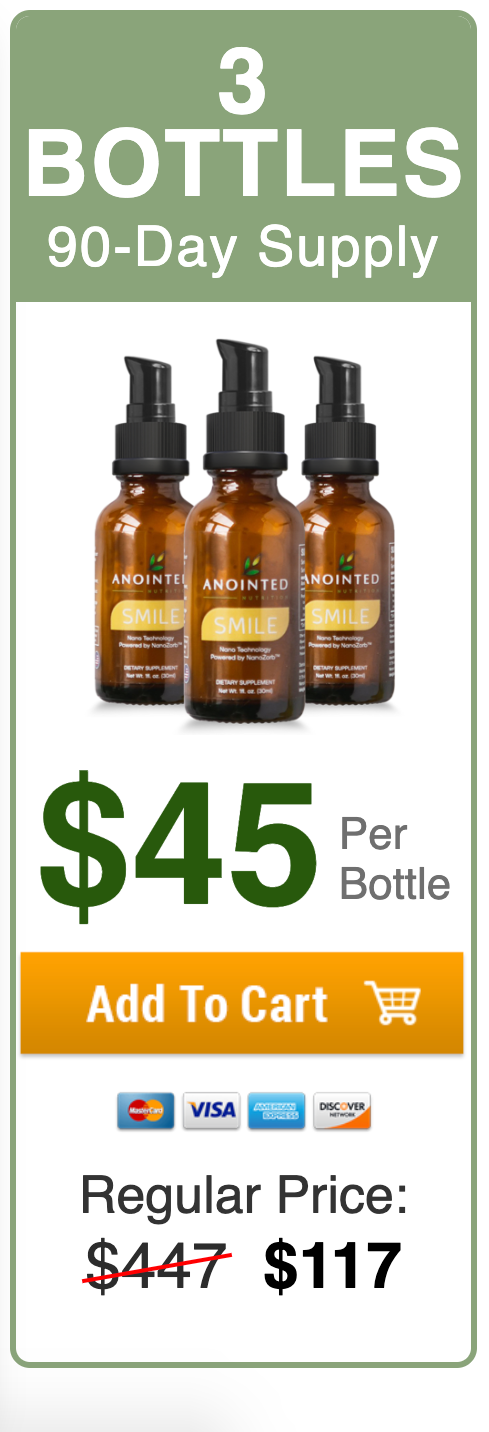 Anointed Nutrition Smile - 3 bottles