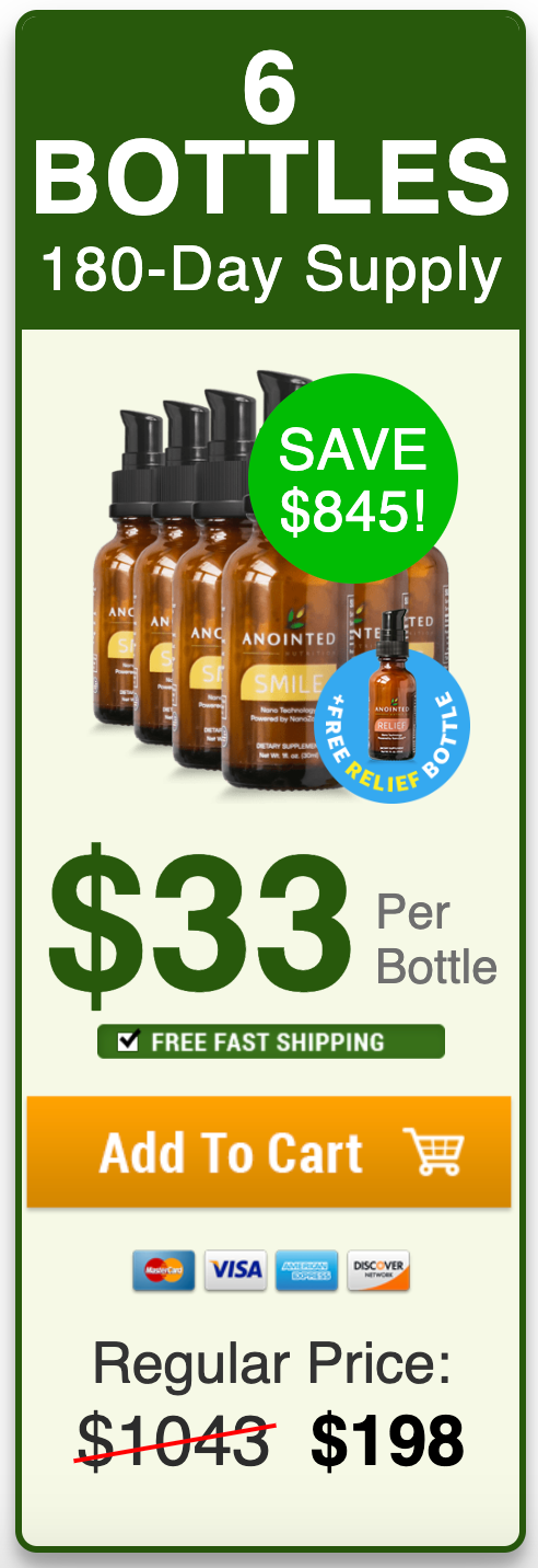 Anointed Nutrition Smile - 6 bottles